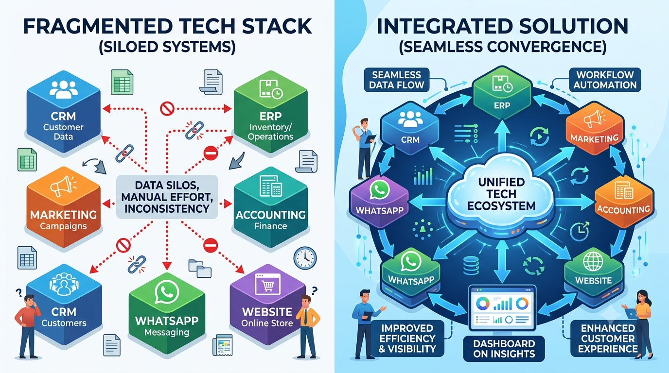 Silo vs Integrated Tech