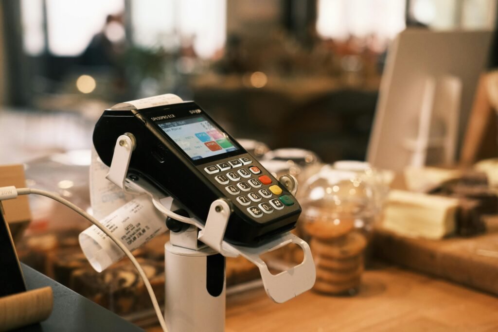 payment terminal - emphasizing the digital payments